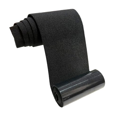 WanderGo Gewebe Reparaturband Schwarz 10cm x 1.6m für Markise Segeltuch Daunenjacke Flicken für Möbel für Risse und Löcher Wasserdicht Waschbar Strapazierfähig Zelt Reparaturset von WanderGo