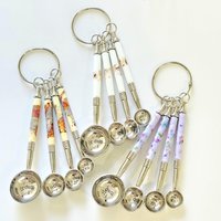 Handgefertigtes Messlöffel-Set ~ Messlöffel Mit Glasgriff Handgefertigtes Messlöffel-Set ~ Messlöffel Mit Glasgriff von WanderingArtGlass