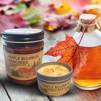 Ahorn Bourbon Pfannkuchen | Natürliche Sojawachs Kerze Hergestellt in Den Usa Überragend Campingkerze Süsser Duft Brauner Zuckerahorn Wandern von WanderlustFolkCrafts