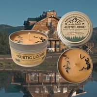 Rustikales Landhaus | Unter Dem Motto Outdoorsy Dekor Usa Made Sojawachs Kerze Masculine Duftende Natürliche Soja-Kerze Geschenk Männliche von WanderlustFolkCrafts