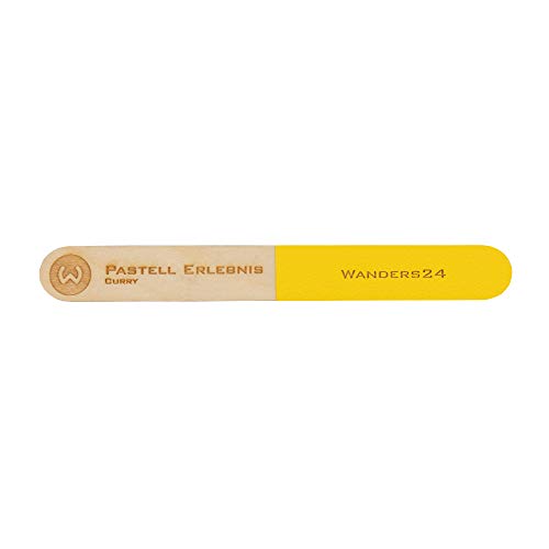 Wanders24 Pastell Erlebnisse (Curry, Farbmusterkarte) Echtaufstriche der edelmatten Wandfarben in 90 Farbtönen, Made in Germany von Wanders24