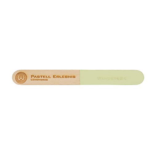 Wanders24 Pastell Erlebnisse (Lemongras, Farbmusterkarte) Echtaufstriche der edelmatten Wandfarben in 90 Farbtönen, Made in Germany von Wanders24