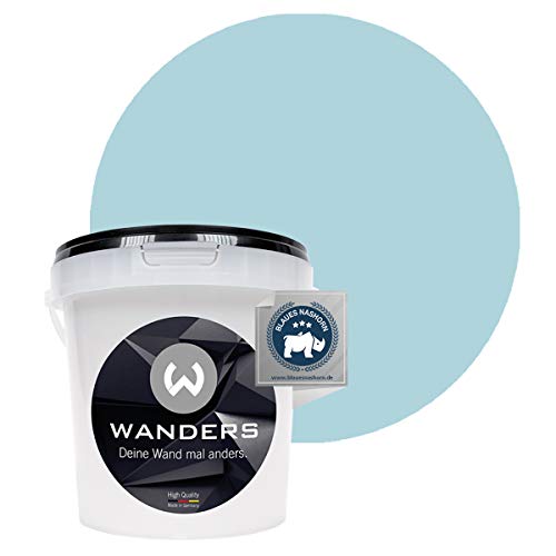 Wanders24 Tafelfarbe (1Liter, Persisch Blau) Blackboard Paint - Tafellack - abwischbare Wandfarbe - in 20 Farbtönen erhältlich - Made in Germany von Wanders24