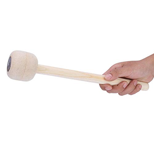 Verrückter Robuster Bass Drum Mallet Stick mit Percussion Marching Band Zubehör aus Wollfilz von Wandisy