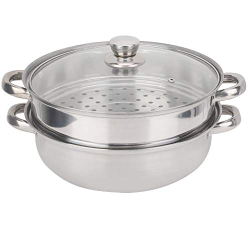 Verrückter Verkauf Dampftopf, 2-Schicht-Wasserbad Suppe Dampftopf Edelstahl 27cm von Wandisy