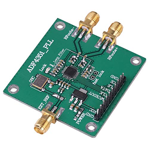 Wandisy Frequenzsynthesizer - ADF4351 Entwicklungsplatine, 35M-4,4 GHz, Phasenregelkreis, SMA-Buchsenkopf, 4-9 V Versorgungsspannung, 10.000 MHz Referenztakt, 15 g Gewicht, 4,8 x 4,9 cm Größe von Wandisy