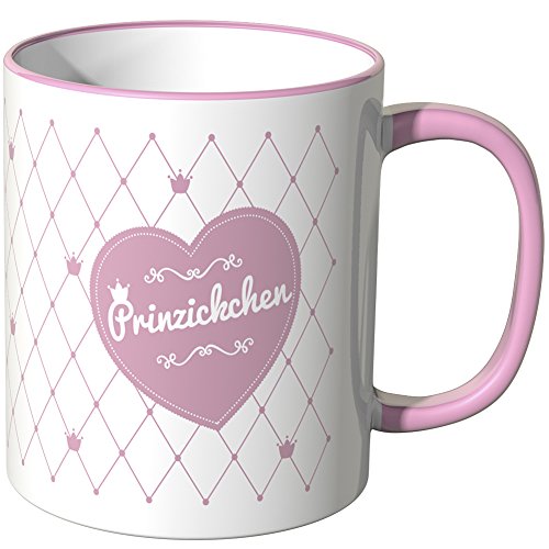 WANDKINGS® Tasse, Schriftzug Prinzickchen - ROSA von WANDKINGS