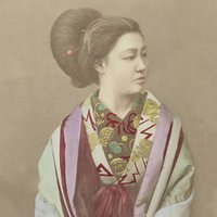 Wandkraft | Wanddekoration Frau im Kimono von Wandkraft