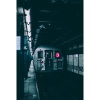 Wandkraft | Wanddekoration NY subway von Wandkraft