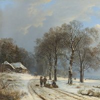 Wandkraft | Wanddekoration Winterlandschaft von Wandkraft