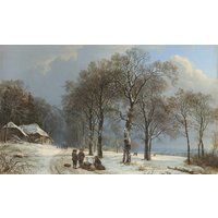 Wandkraft | Wanddekoration Winterlandschaft von Wandkraft