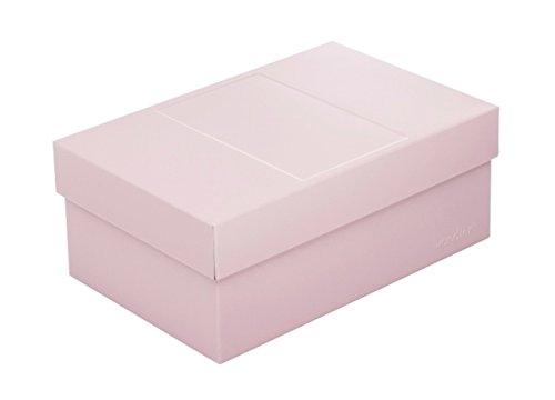 Infinity Boxes Metallbox + Deckel, Aufbewahrungsbox, rosa, lebensmittelecht, stapelbar, rechteckig, L18xB12xH7 cm von Infinity Boxes