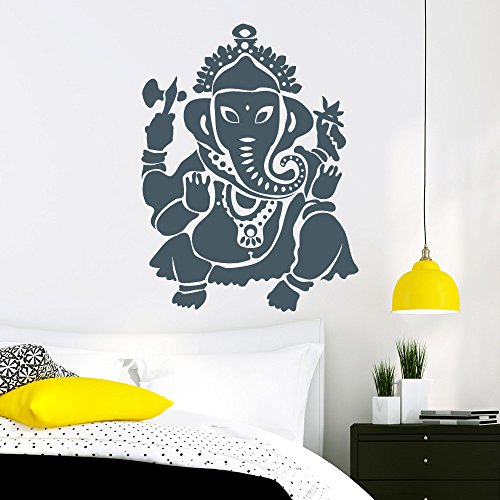 Wandtattoo-Loft „Ganesha, Elefant Buddha“ - Wandtattoo / 49 Farben / 4 Größen/Gold / 35 x 46 cm von Wandtattoo-Loft