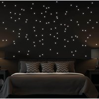 Leuchtaufkleber Fluoreszierende Sterne 120 Stück Nachtleuchtende Sticker Dekoration Sternenhimmel Kinderzimmer Leuchtaufkleber Fluoreszierende Sterne 120 Stück Nachtleuchtende Sticker Dekoration Sternenhimmel Kinderzimmer von WandtattooLoftBaltic