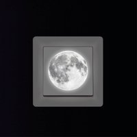 Leuchtaufkleber Kinderzimmer Mini 4, 3 cm Mond Im Dunklen Lichtschalter Leuchtaufkleber Kinderzimmer Mini 4, 3 cm Mond Im Dunklen Lichtschalter von WandtattooLoftBaltic