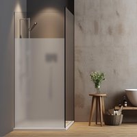 Sichtschutzfolie Duschkabine Ohne Motiv Fensterfolie Dusche Duschglastür Duschwand Milchglasfolie Spritzschutz Badezimmer von WandtattooLoftBaltic