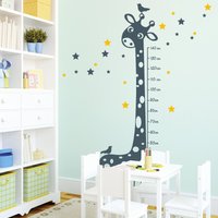 Wandtattoo Kinderzimmer Messlatte Giraffe, Dekoration von WandtattooLoftBaltic