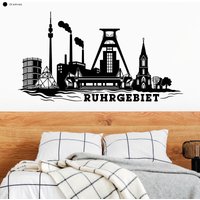 Wandtattoo Skyline Ruhrgebiet Ruhrpott Industriekultur Zeche Gasometer Nrw Dortmund Bochum Essen Hamm Wandaufkleber Heimat Heimatliebe von WandtattooLoftBaltic