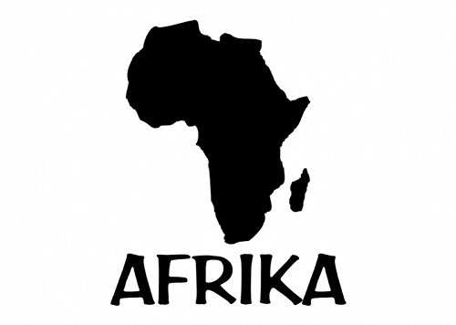 Wandtattooladen Wandtattoo - Afrika - Kontinent Größe:45x55cm Farbe: hellbraun von Wandtattooladen