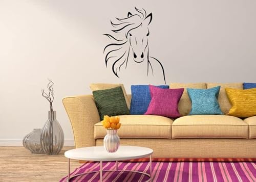 Wandtattooladen Wandtattoo - Wildpferd Größe:40x50cm Farbe: türkis von Wandtattooladen