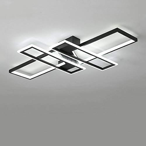 Wandun LED Deckenleuchte Modern Rechteck Design Wohnzimmerlampe Aluminium Acryl Schirm Deckenlampe für Schlafzimmer Wohnzimmer Esszimmer Arbeitszimmer Deckenbeleuchtung… von Wandun