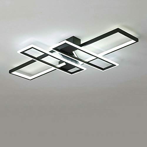 Wandun LED Deckenleuchte Modern Rechteck Design Wohnzimmerlampe Aluminium Acryl Schirm Deckenlampe für Schlafzimmer Wohnzimmer Esszimmer Arbeitszimmer Deckenbeleuchtung… von Wandun