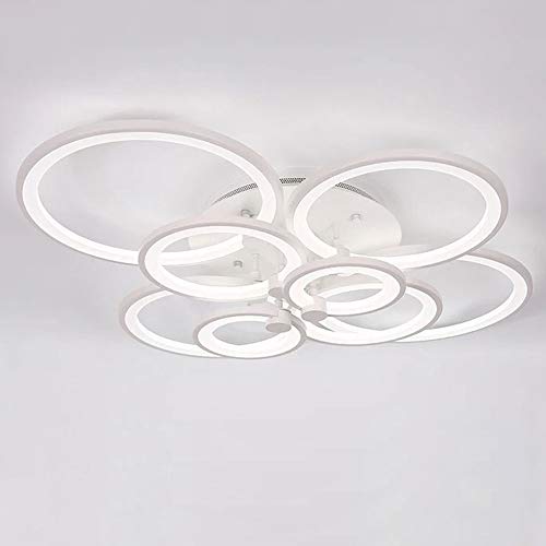 Wandun LED Deckenleuchte Moderne Einfachheit Deckenlampen Kunst Designer-Lampe Innen Deckenbeleuchtung Bürodeckenleuchten Restaurant Hotel Schlafzimmer Licht Kreis Deckenspot von Wandun