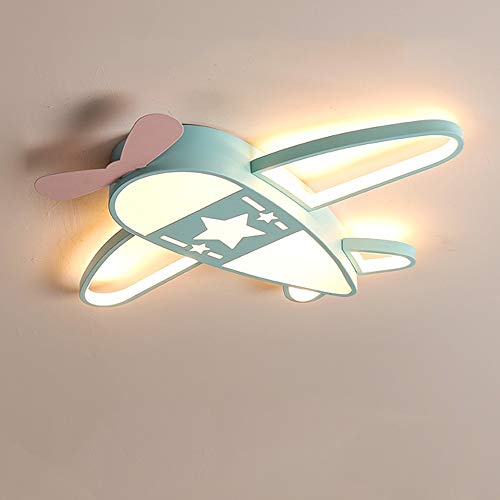 Wandun LED Kinderzimmer Deckenlampe Kreative Flugzeug Lichter Junge Mädchen Schlafzimmer Cartoon Licht Kindergarten Kinderzimmer Deckenleuchte Augenschutz Deckenbeleuchtung von Wandun