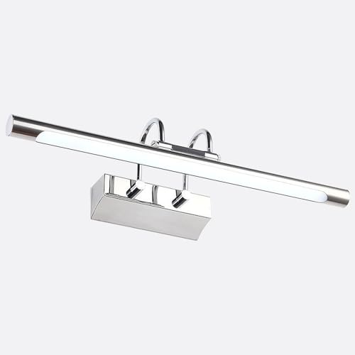 Wandun LED Spiegelleuchte Edelstahl Spiegellampe Bad 10 W 750 lm Led Lampe Bad, Schickes Licht 180° Rotation Badleuchte für Wandlampe Badezimmer Schminklicht Wandleuchte Badlampe (Color : Warm Light von Wandun