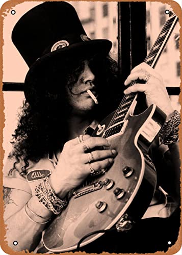 Legends Slash Saul Hudson Metall-Blechschild Poster Vintage Kunst Wanddekoration 30,5 x 20,3 cm von Wanfst