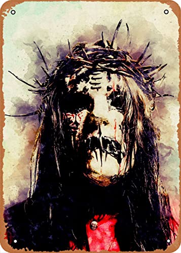 Music Joey Jordison Blechschild Poster Vintage Kunst Wanddekoration 30,5 x 20,3 cm von Wanfst