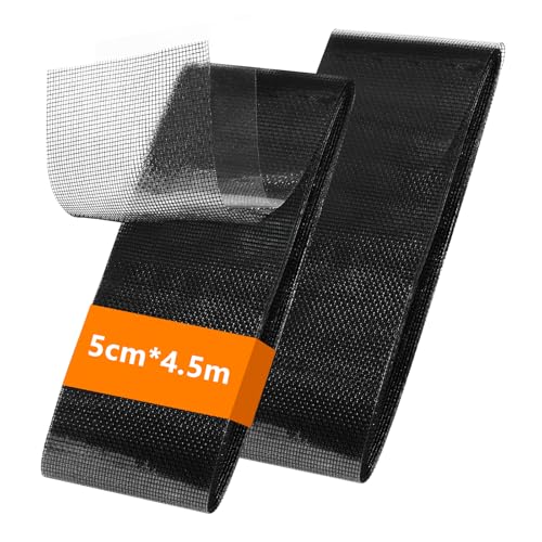 Fliegengitter Reparatur Klebeband Set, 5 cm x 4,5 m Fliegengitter Reparatur Set Schwarz, Selbstklebend Klebeband Insektenschutz Flicken Reparaturband Reparaturset Fliegengitter Reparatur Klebeband Set, 5 cm x 4,5 m Fliegengitter Reparatur Set Schwarz, Selbstklebend Klebeband Insektenschutz Flicken Reparaturband Reparaturset von WangChaoJiu