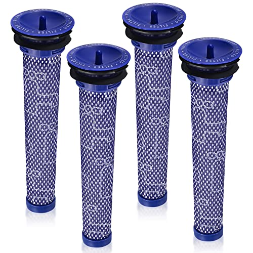 4 x Filtre Kompatibel Mit Dyson V6 V7 V8, Waschbar Ersatzfilter Pre-Filter Kompatibel Mit Dyson DC58 DC59 DC61 DC62 DC74 Animal Prol Part 965661 01 Ersatz Staubsaugerzubehör Teile Zubehör Ersetzen von WangLaoWu