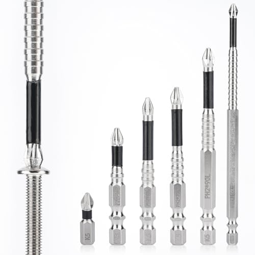 Magnetische Schraubendreher-Bits, hohe magnetische Schraubendreher-Bohrer-Set, präzise, starke Haltbarkeit, rutschfeste magnetische Bohrer für Schlagschrauber, Bohrbefestigung, elektrische Magnetische Schraubendreher-Bits, hohe magnetische Schraubendreher-Bohrer-Set, präzise, starke Haltbarkeit, rutschfeste magnetische Bohrer für Schlagschrauber, Bohrbefestigung, elektrische von WangLaoWu