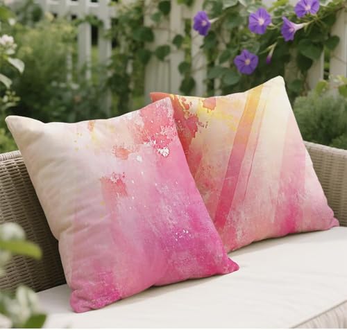 Herbst Kissenbezug 35x35 Rosa Kissenbezug Abstrakt Muster Leinen Weich Sofakissen 2er Set Quadratische Dekokissen Mit Unsichtbarem Reißverschluss Kuschelkissen Home Decor Garten Outdoor Kissen w-62 Herbst Kissenbezug 35x35 Rosa Kissenbezug Abstrakt Muster Leinen Weich Sofakissen 2er Set Quadratische Dekokissen Mit Unsichtbarem Reißverschluss Kuschelkissen Home Decor Garten Outdoor Kissen w-62 von Wangdoud