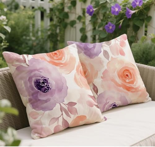 Herbst Kissenbezug 35x35 Rosa Kissenbezug Rose Muster Leinen Weich Sofakissen 2er Set Quadratische Dekokissen Mit Unsichtbarem Reißverschluss Kuschelkissen Home Decor Garten Outdoor Kissen w-98 Herbst Kissenbezug 35x35 Rosa Kissenbezug Rose Muster Leinen Weich Sofakissen 2er Set Quadratische Dekokissen Mit Unsichtbarem Reißverschluss Kuschelkissen Home Decor Garten Outdoor Kissen w-98 von Wangdoud