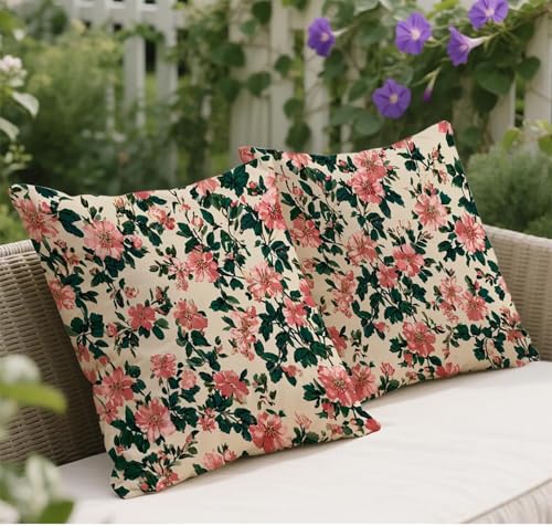 Herbst Kissenbezug 55x55 Rosa Kissenbezug Blumen Muster Samt Weich Sofakissen 2er Set Quadratische Dekokissen Mit Unsichtbarem Reißverschluss Kuschelkissen Home Decor Garten Outdoor Kissen w-66 Herbst Kissenbezug 55x55 Rosa Kissenbezug Blumen Muster Samt Weich Sofakissen 2er Set Quadratische Dekokissen Mit Unsichtbarem Reißverschluss Kuschelkissen Home Decor Garten Outdoor Kissen w-66 von Wangdoud