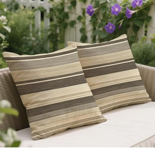 Herbst Kissenbezug 60x60 Braun Kissenbezug Streifen Muster Leinen Weich Sofakissen 2er Set Quadratische Dekokissen Mit Unsichtbarem Reißverschluss Kuschelkissen Home Decor Garten Outdoor Kissen w-112 Herbst Kissenbezug 60x60 Braun Kissenbezug Streifen Muster Leinen Weich Sofakissen 2er Set Quadratische Dekokissen Mit Unsichtbarem Reißverschluss Kuschelkissen Home Decor Garten Outdoor Kissen w-112 von Wangdoud