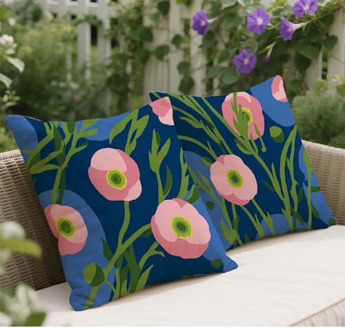 Kissenbezug 40x40 Marineblau Kissenbezug Deko Wohnzimmer Herbst Leinen Kuschelkissen Blume Muster Sofakissen Kopfkissenbezug 2er Set Quadratische Kissenhülle für Zimmer Garten Outdoor Kissen w-79 Kissenbezug 40x40 Marineblau Kissenbezug Deko Wohnzimmer Herbst Leinen Kuschelkissen Blume Muster Sofakissen Kopfkissenbezug 2er Set Quadratische Kissenhülle für Zimmer Garten Outdoor Kissen w-79 von Wangdoud