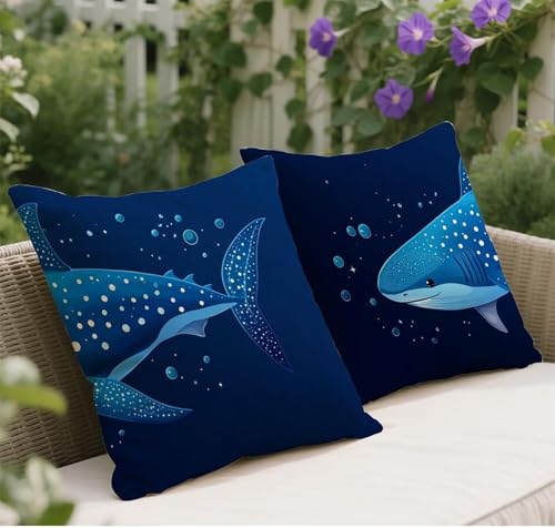 Kissenbezug 45x45 Marineblau Kissenbezug Deko Wohnzimmer Herbst Leinen Kuschelkissen Hai Muster Sofakissen Kopfkissenbezug 2er Set Quadratische Kissenhülle für Zimmer Garten Outdoor Kissen w-93 Kissenbezug 45x45 Marineblau Kissenbezug Deko Wohnzimmer Herbst Leinen Kuschelkissen Hai Muster Sofakissen Kopfkissenbezug 2er Set Quadratische Kissenhülle für Zimmer Garten Outdoor Kissen w-93 von Wangdoud