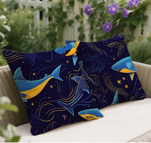 Kissenbezug 50x50 Blau Kissenbezug Deko Wohnzimmer Herbst Samt Kuschelkissen Hai Muster Sofakissen Kopfkissenbezug 2er Set Quadratische Kissenhülle für Zimmer Automobil Garten Outdoor Kissen w-67 Kissenbezug 50x50 Blau Kissenbezug Deko Wohnzimmer Herbst Samt Kuschelkissen Hai Muster Sofakissen Kopfkissenbezug 2er Set Quadratische Kissenhülle für Zimmer Automobil Garten Outdoor Kissen w-67 von Wangdoud