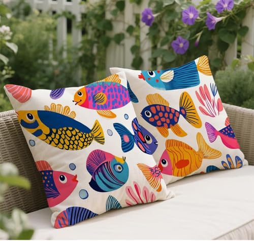 Kissenbezug 60x60 Farbe Kissenbezug Deko Wohnzimmer Herbst Leinen Kuschelkissen Fisch Muster Sofakissen Kopfkissenbezug 2er Set Quadratische Kissenhülle für Zimmer Automobil Garten Outdoor Kissen w-87 Kissenbezug 60x60 Farbe Kissenbezug Deko Wohnzimmer Herbst Leinen Kuschelkissen Fisch Muster Sofakissen Kopfkissenbezug 2er Set Quadratische Kissenhülle für Zimmer Automobil Garten Outdoor Kissen w-87 von Wangdoud