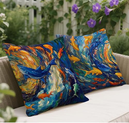 Kissenbezug 60x60 Farbe Kissenbezug Deko Wohnzimmer Herbst Leinen Kuschelkissen Fisch Muster Sofakissen Kopfkissenbezug 2er Set Quadratische Kissenhülle für Zimmer Sofa Garten Outdoor Kissen w-105 Kissenbezug 60x60 Farbe Kissenbezug Deko Wohnzimmer Herbst Leinen Kuschelkissen Fisch Muster Sofakissen Kopfkissenbezug 2er Set Quadratische Kissenhülle für Zimmer Sofa Garten Outdoor Kissen w-105 von Wangdoud