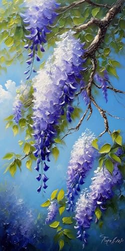 Malen Nach Zahlen Baum Blume, Malen Nach Zahlen Kinder ab 5, DIY Faltenfreie Leinwand, Kreativ set für Erwachsene, Mit Pinseln und Ölgemälde Acrylfarbe, Zimmer Deko Geschenk Mädchen 50x100cm L-887 Malen Nach Zahlen Baum Blume, Malen Nach Zahlen Kinder ab 5, DIY Faltenfreie Leinwand, Kreativ set für Erwachsene, Mit Pinseln und Ölgemälde Acrylfarbe, Zimmer Deko Geschenk Mädchen 50x100cm L-887 von Wangdoud