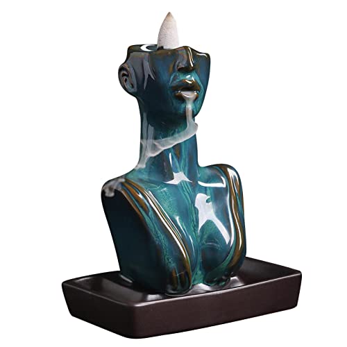 Rückfluss-Räuchergefäß | Schönheitsstatue, Keramik-Räucherstäbchenhalter, Wasserfall, Aromatherapie, Zen, Heimdekoration für Wohnzimmer, Schlafzimmer, Arbeitszimmer Rückfluss-Räuchergefäß | Schönheitsstatue, Keramik-Räucherstäbchenhalter, Wasserfall, Aromatherapie, Zen, Heimdekoration für Wohnzimmer, Schlafzimmer, Arbeitszimmer von Wangduodu