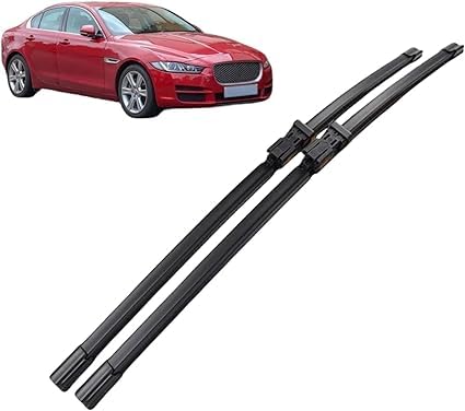 WangjunF Auto Frontscheibenwischer für Jaguar XE 2015-2023 26"+17",Scheibenwischer Ersatzblätter,Auto Ersatzblätter,Langlebiger Elastischer Silikonkautschuk von WangjunF