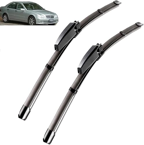 WangjunF Wiper Blade für Mercedes Benz C-Class W203 2004-2007, Premium Quality Wiper Blades Set WangjunF Wiper Blade für Mercedes Benz C-Class W203 2004-2007, Premium Quality Wiper Blades Set von WangjunF