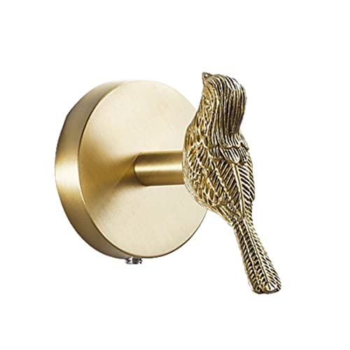 Wanjorlay Messing Gold Tier Massivem Messing Kleiderhaken TüRhaken Badezimmer KüChe Handtuchhalter() von Wanjorlay