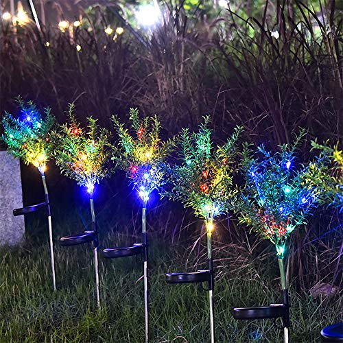 Wankd Solar LED Baum, Solarleuchte Garten, 71cm Höhe, 15 LED Solar Licht, DIY Draussen Landschaft Licht Wetterfest Dekoratives für Garten Rasen Feld Terrasse Weg (2 Pack) von Wankd