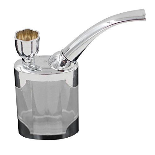 Wankd Tabak Pfeife, Tabakpfeifen Shisha Wasser Zigarettenpfeife Mini Portable Komplettset (Weiß) von Wankd